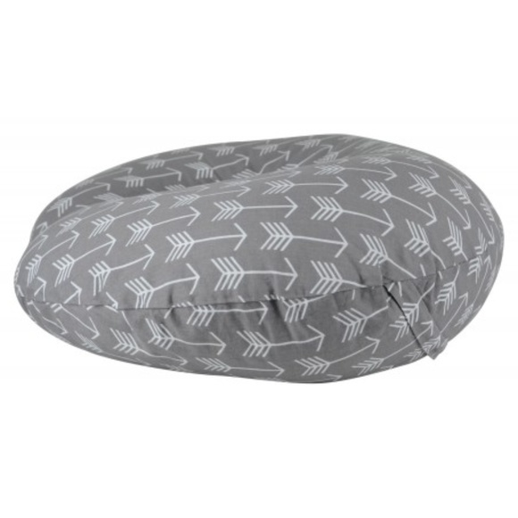 Adorology Cotton Nursing Pillow Cover Gray Arrow Print Baby Shower Gift - Picture 4 of 6